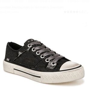 Blowfish NEW Malibu Kenzie Grunge Sneakers Metallic Laces Studs Distressed Shoes